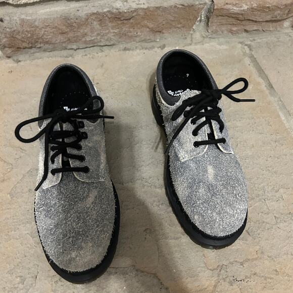 NEW Dr. Martens 8053 Stonewashed Suede Casual Shoes in Grey Men’s 8 | 7 Women’s - Picture 14 of 14